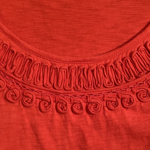 Banana Republic orange scoop neck t-shirt - Picture 6 of 6